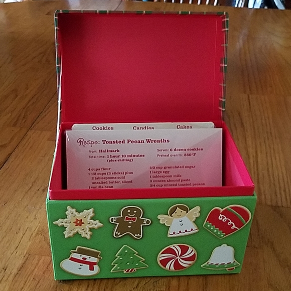 Hallmark  Christmas recipe box - Picture 2 of 3